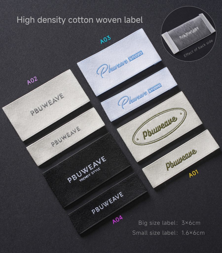Woven labels