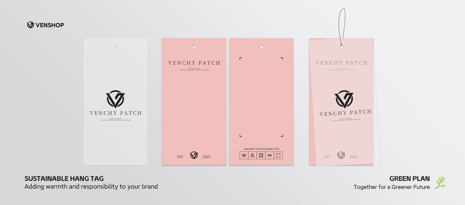 Hang Tag, Woven Label, Plastic Seal Tag, Hang Tag String, Patches，Venshop