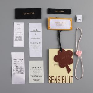 Popular Custom Label Clothing Brand Tags