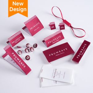 Custom Center Fold Clothing Labels