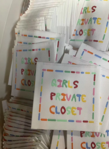 Custom Clothing Own Logo Woven Labels photo review