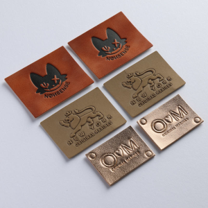High-End Customized  PU Leather Label